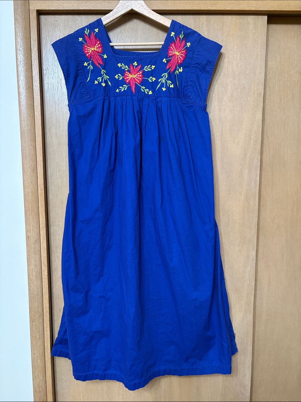 Naqui Vintage Cotton Muumuu Midi Dress M